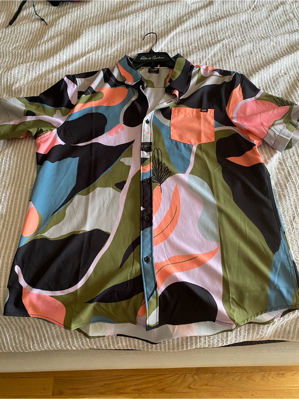 Men's Large Sunday Swagger — Multicolor Abstract Print